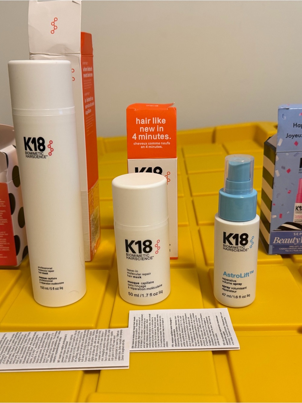 HUGE K18  Hair Repair & Volumizing Set Bundle